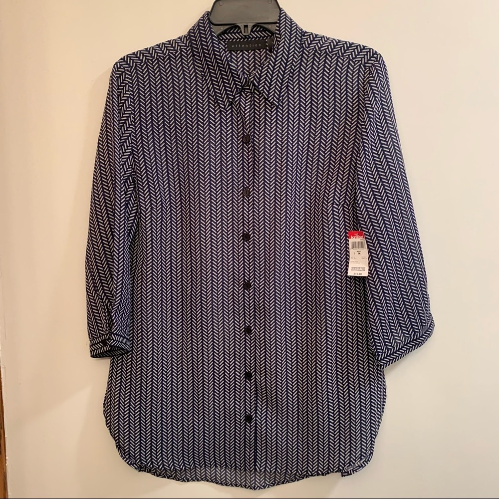 Attention button down